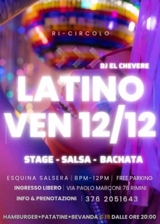 Ri Circolo - Latino Salsa e Bachata - Rimini